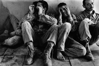 Азербайджанские солдаты, контуженные при обстрелах. Апрель 1994 года